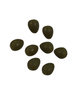 Ragot Black Oval Beads 1mm 10pcs